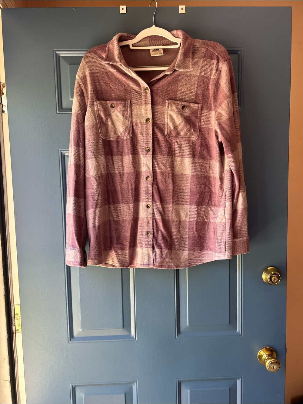 Women’s Purple Button Up Flannel